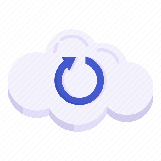 Cloud update, cloud refresh, cloud sync, cloud synchronization, cloud reload icon - Download on Iconfinder