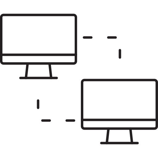 Networking, monitor, connection, computer icon - Download on Iconfinder