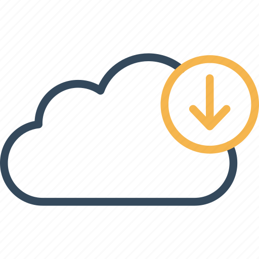 Cloud download, cloud, backup, weather icon - Download on Iconfinder