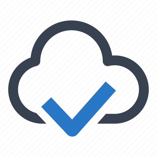 Check, cloud, networking icon - Download on Iconfinder