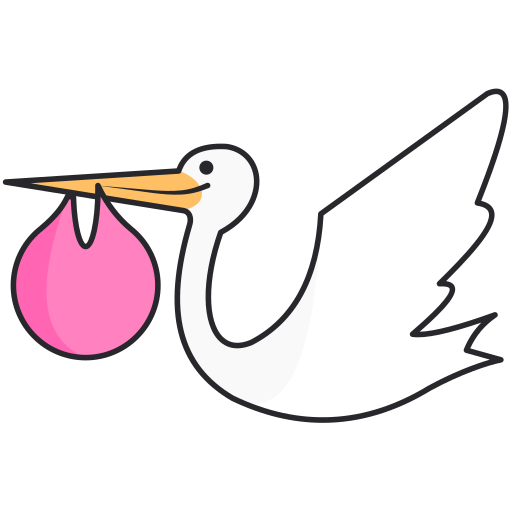Stork, bird, owl, chicken, nature, feather, dove icon - Download on Iconfinder