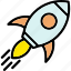 launch, rocket, spaceship, startup 