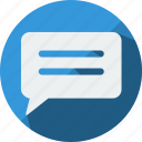 chat, comment, gap, message, pm, sms, conversation