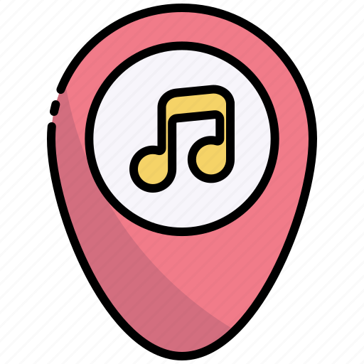 Placeholder, location, music concert, music festival, pin, map icon - Download on Iconfinder