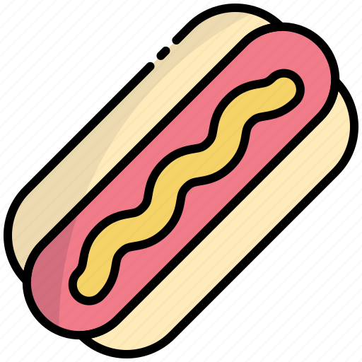 Hotdog, sausage, food, hotdog sandwich, fast-food icon - Download on Iconfinder