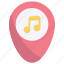 placeholder, location, music concert, music festival, pin, map 