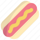 hotdog, sausage, food, hotdog sandwich, fast-food