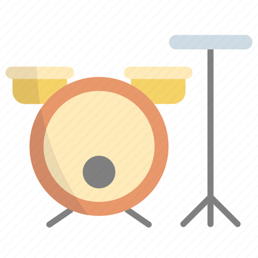 Drum kit, drum-set, drum, musical-instrument, instrument, music icon - Download on Iconfinder