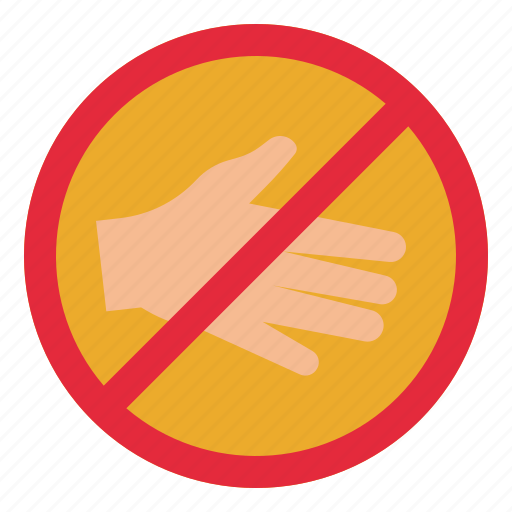 Notouch, touch, no, prohibit, handhand icon - Download on Iconfinder