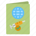 vaccination, vaccine, passport, flight, document