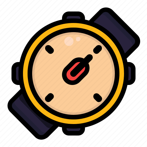 Hand, analog, event, watch, celebration, new year, clock icon - Download on Iconfinder