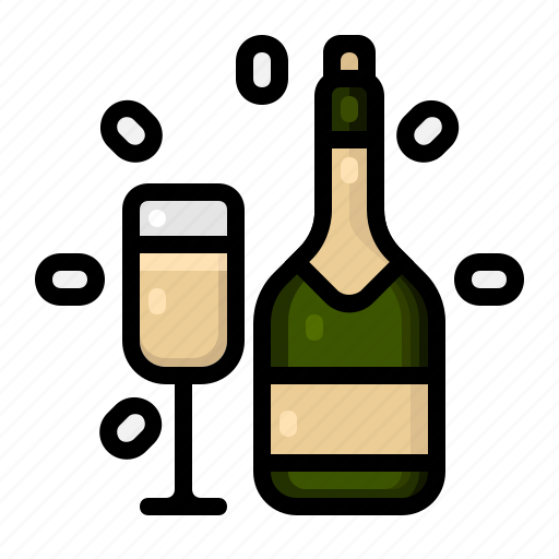 Event, new year, alcohol, celebration, party, champagne icon - Download on Iconfinder