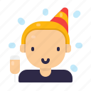 new year, event, character, celebration, new, avatar, year 