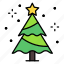 christmas, tree, star, xmas 
