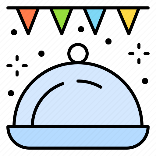 Buffet, food, tray, catering, event, service icon - Download on Iconfinder