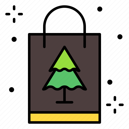 Bag, christmas, shopping, shopper, tree icon - Download on Iconfinder