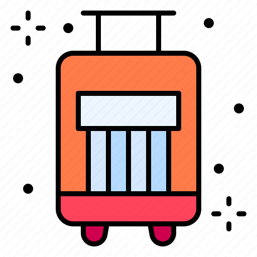 Luggage, travel, baggage, suitcase, trolley icon - Download on Iconfinder