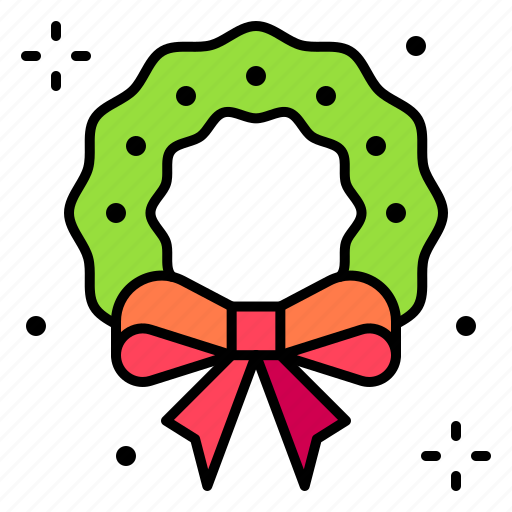Wreath, ornament, christmas, decoration, adornment icon - Download on Iconfinder