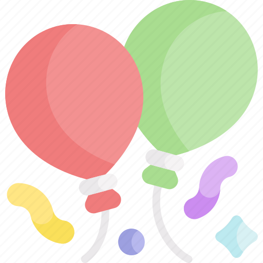 Balloons, party, celebration, birthday, new year, ballon, decoration icon - Download on Iconfinder