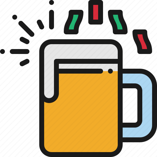 Celebration, beer, party, new year icon - Download on Iconfinder