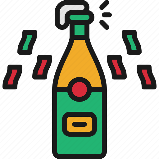 Celebration, champagne, party, new year icon - Download on Iconfinder