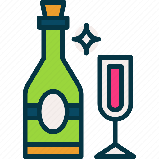Wine, glass, alcohol, drink, celebration icon - Download on Iconfinder