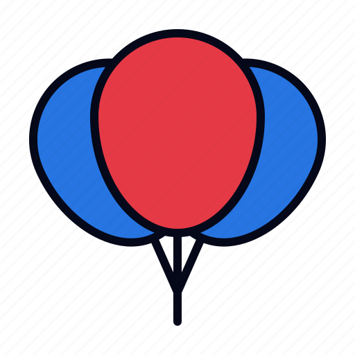 Balloon, balloons, ballon, birthday, party, celebration, entertainment icon - Download on Iconfinder