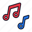 music, note, song, musical, multimeda, player, party, quaver 