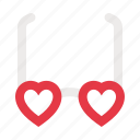 glasses, heart, love, romance, eyeglasses, summertime, party, celebration, birthday