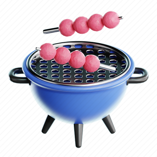 New, year, barbeque, calendar, month, plus, document 3D illustration - Download on Iconfinder