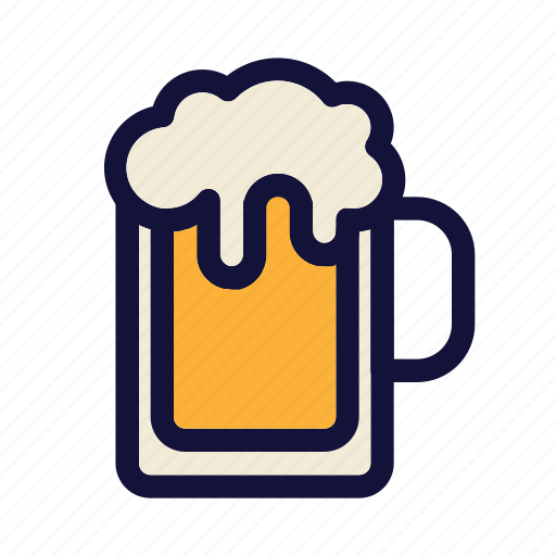 Alcohol, beer, drink, glass, holiday, new year eve, party icon - Download on Iconfinder