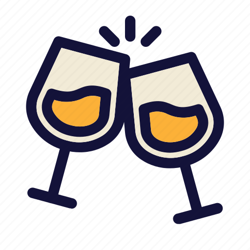 Celebration, champagne, cheers, drink, new year eve, party, wine icon - Download on Iconfinder