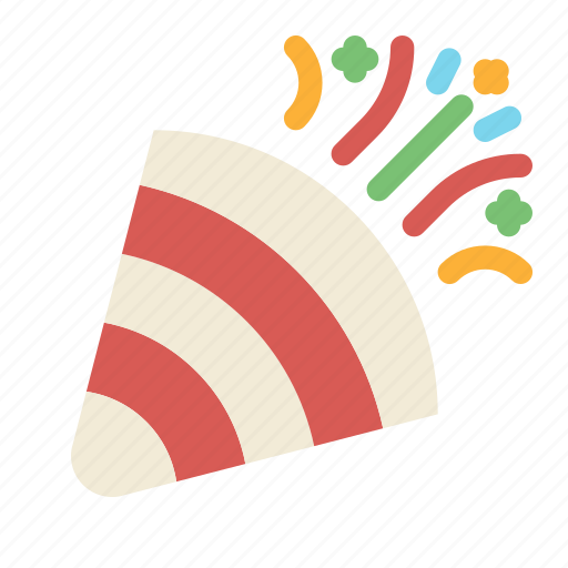 Celebration, cone, confetti, holiday, new year eve, party, popper icon - Download on Iconfinder