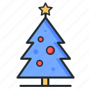new, year, holiday, christmas tree