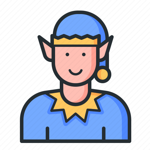Elf, magical, christmas, new year icon - Download on Iconfinder