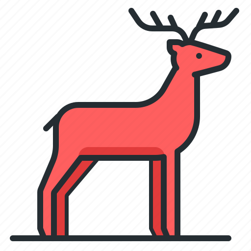 Reindeer, animal, christmas, new year icon - Download on Iconfinder
