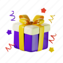 new year, celebration, holiday, gift box 