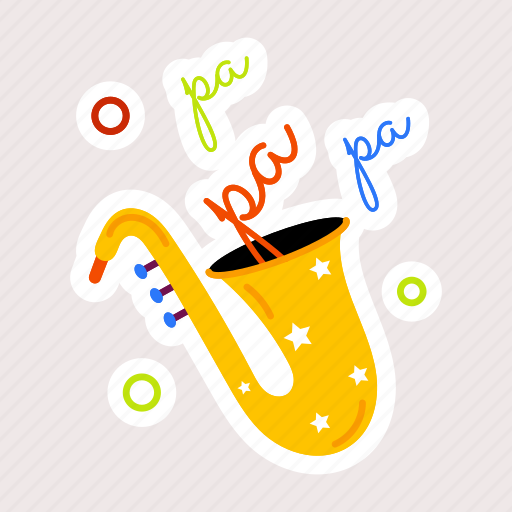 Saxophone, sax music, wind instrument, musical instrument, saxophone music icon - Download on Iconfinder