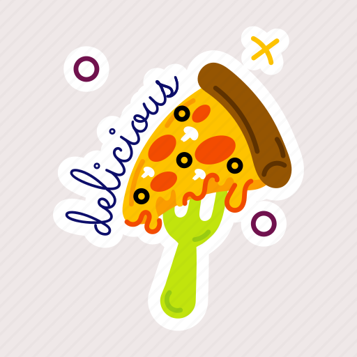 Delicious pizza, cheese pizza, pizza slice, yummy pizza, junk food icon - Download on Iconfinder