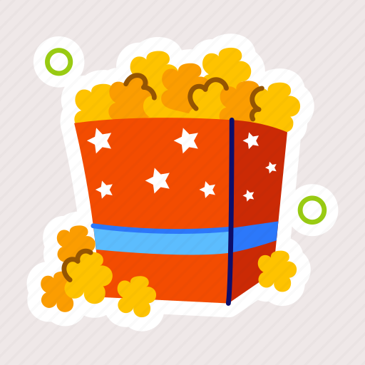 Popcorn, popcorn bucket, cinema food, cinema snack, movie snack icon - Download on Iconfinder