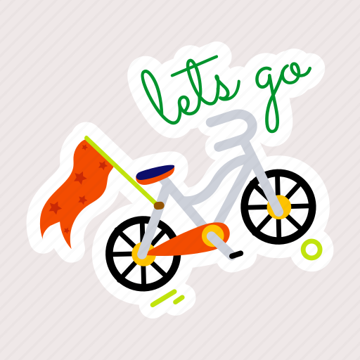 Lets go, cycle ride, bicycle ride, two wheelers, racing cycle icon - Download on Iconfinder