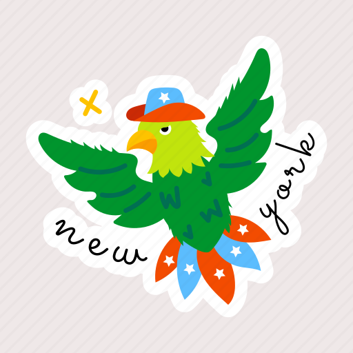 Patriotic bird, bald eagle, us bird, flying bird, new york icon - Download on Iconfinder