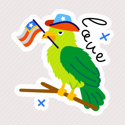 Patriot bird, love ny, bald eagle, us bird, us independence icon - Download on Iconfinder
