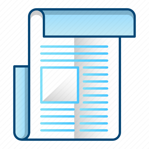 Blog, feed, news, paper icon - Download on Iconfinder