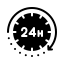 hours, delivery, time, support, arrow, commerce, communication 