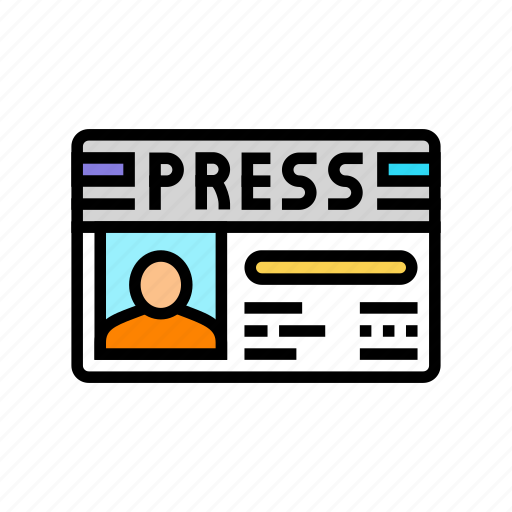 Press, pass, news, media, business, communication icon - Download on Iconfinder