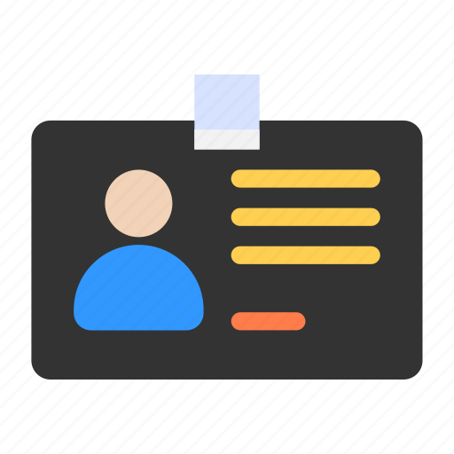 Press, pass, id card icon - Download on Iconfinder
