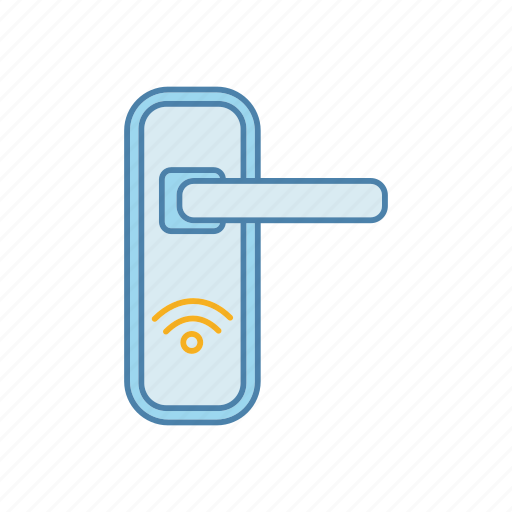 Contactless, door, lock, nfc, padlock, technology, unlock icon - Download on Iconfinder