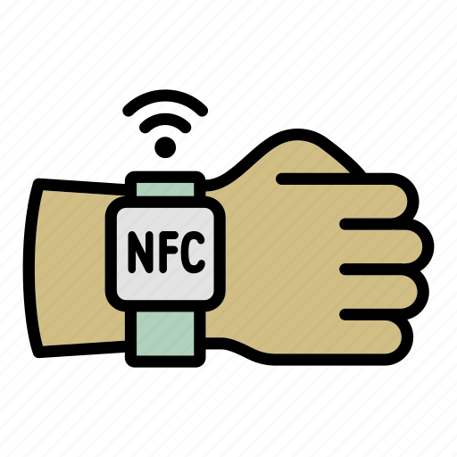 Hand, nfc, smartwatch icon - Download on Iconfinder