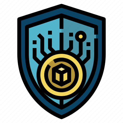 Non, fungible, token, nft, network, protection, shield icon - Download on Iconfinder